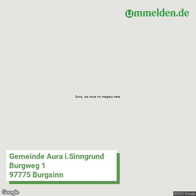 096775622116 streetview amt Aura i.Sinngrund