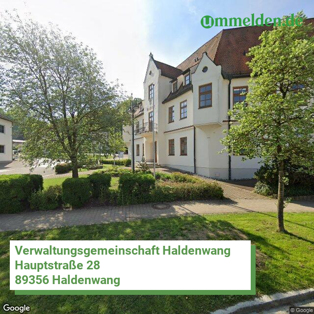 097745728 streetview amt Verwaltungsgemeinschaft Haldenwang