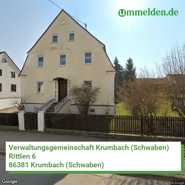 097745731 streetview amt Verwaltungsgemeinschaft Krumbach Schwaben