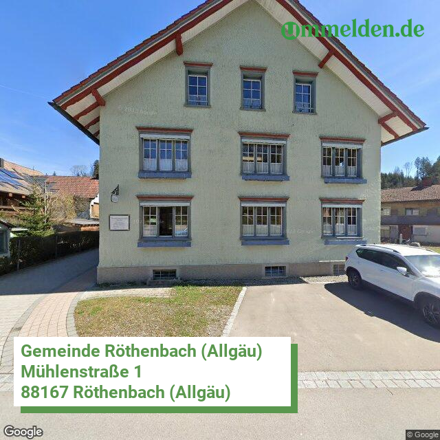 097765737124 streetview amt Roethenbach Allgaeu