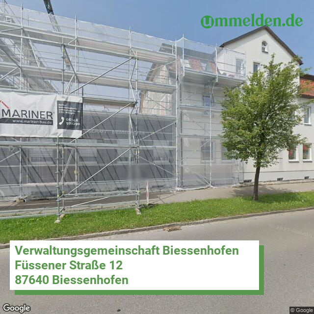 097775752 streetview amt Verwaltungsgemeinschaft Biessenhofen