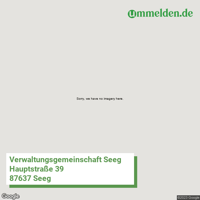 097775756 streetview amt Verwaltungsgemeinschaft Seeg