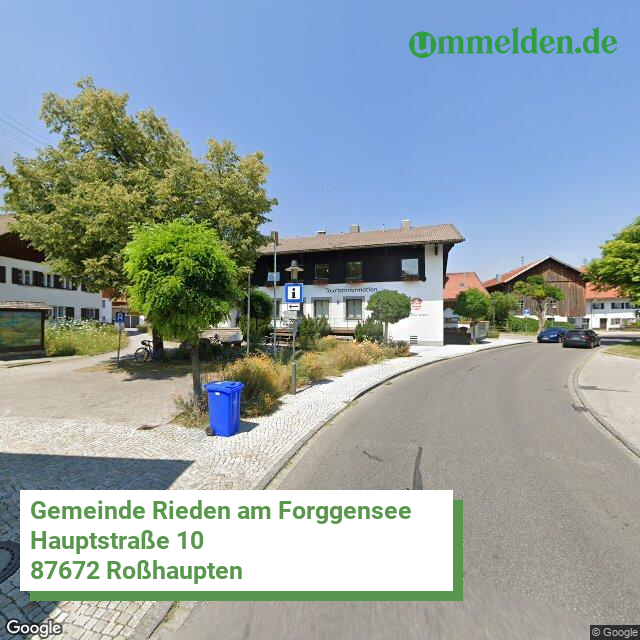 097775770163 streetview amt Rieden am Forggensee