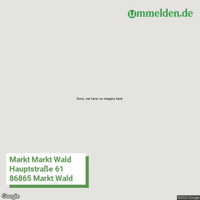 097780169169 streetview amt Markt Wald M