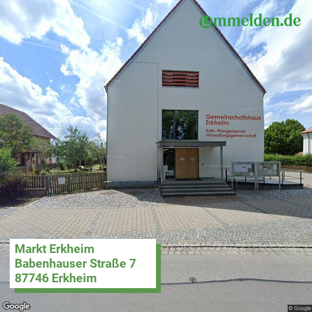 097785762136 streetview amt Erkheim M