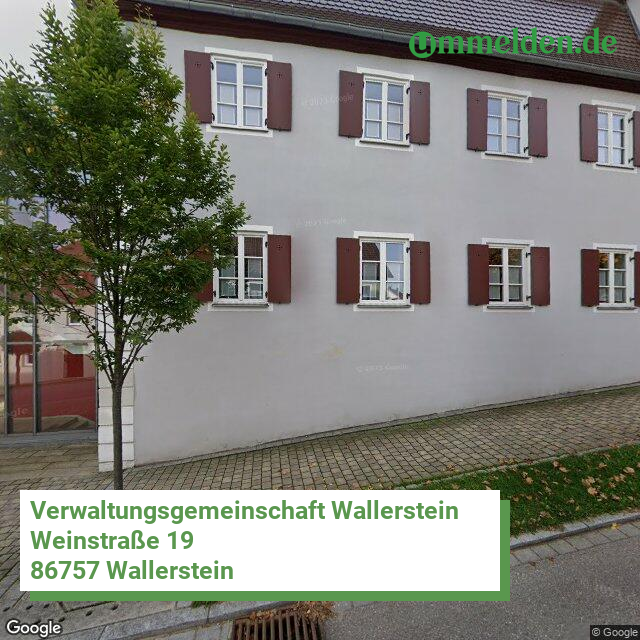 097795720 streetview amt Verwaltungsgemeinschaft Wallerstein