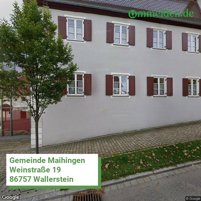 097795720176 streetview amt Maihingen