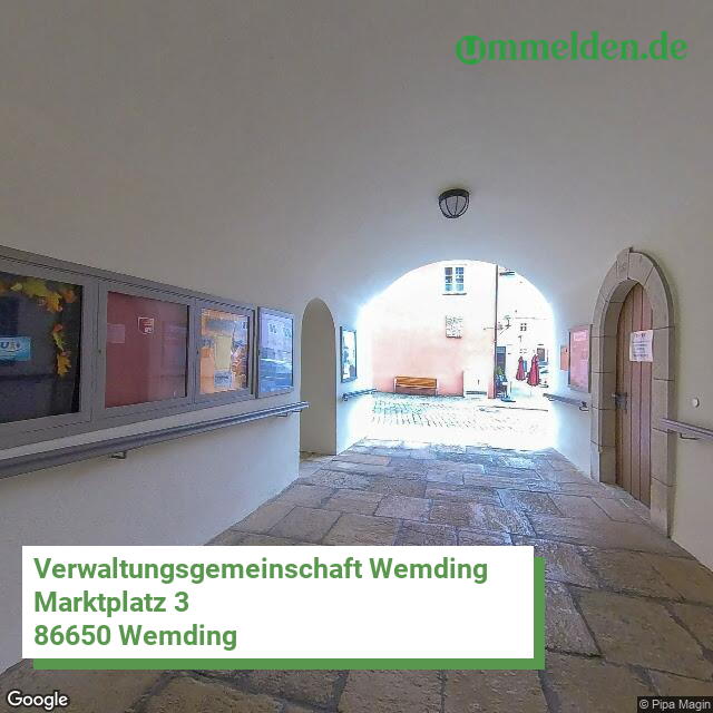 097795723 streetview amt Verwaltungsgemeinschaft Wemding