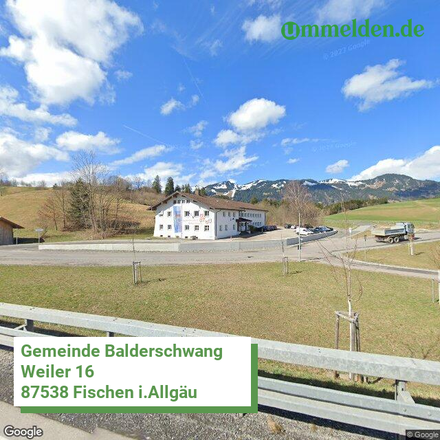 097805742113 streetview amt Balderschwang