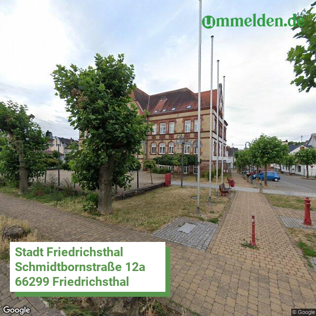 100410511511 streetview amt Friedrichsthal Stadt