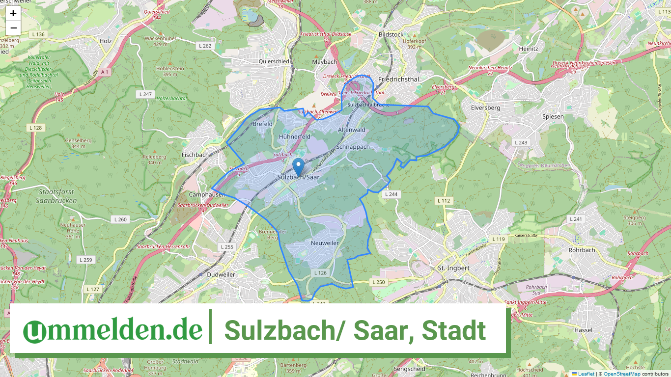 100410518518 Sulzbach Saar Stadt