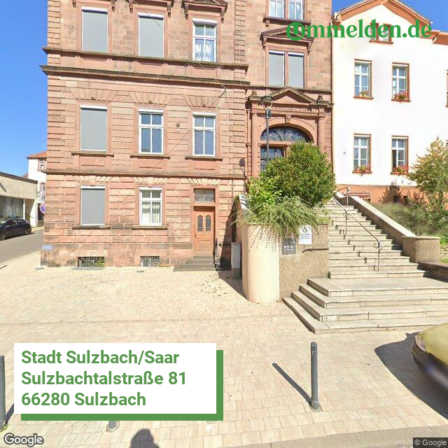 100410518518 streetview amt Sulzbach Saar Stadt