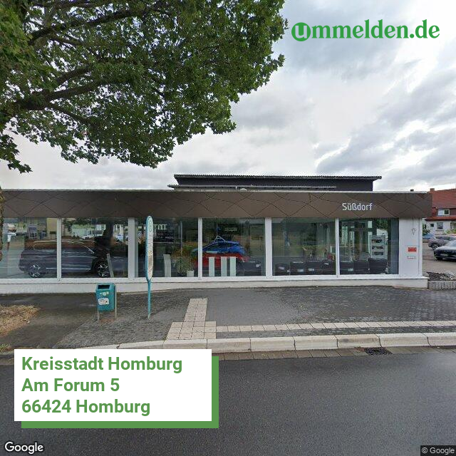 100450114114 streetview amt Homburg Kreisstadt