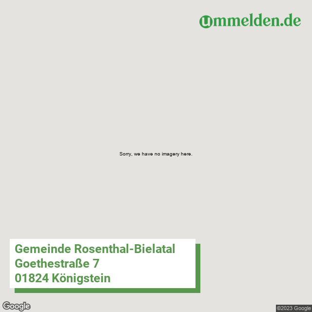 146285219340 streetview amt Rosenthal Bielatal
