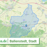 150850040040 Ballenstedt Stadt