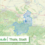 150850330330 Thale Stadt