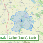 150890055055 Calbe Saale Stadt