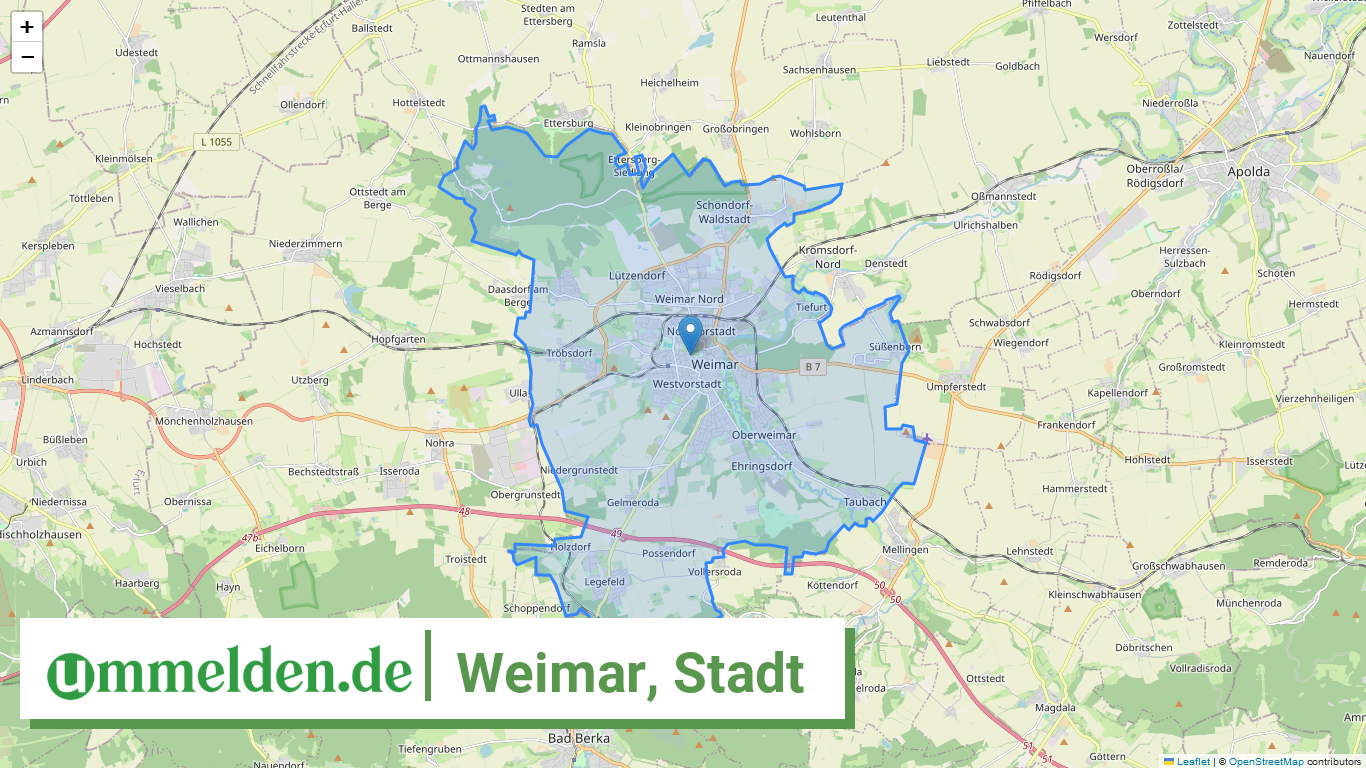 16055 Weimar Stadt