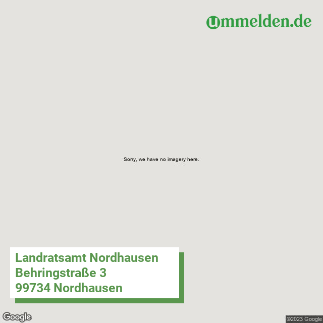 16062 streetview amt Nordhausen