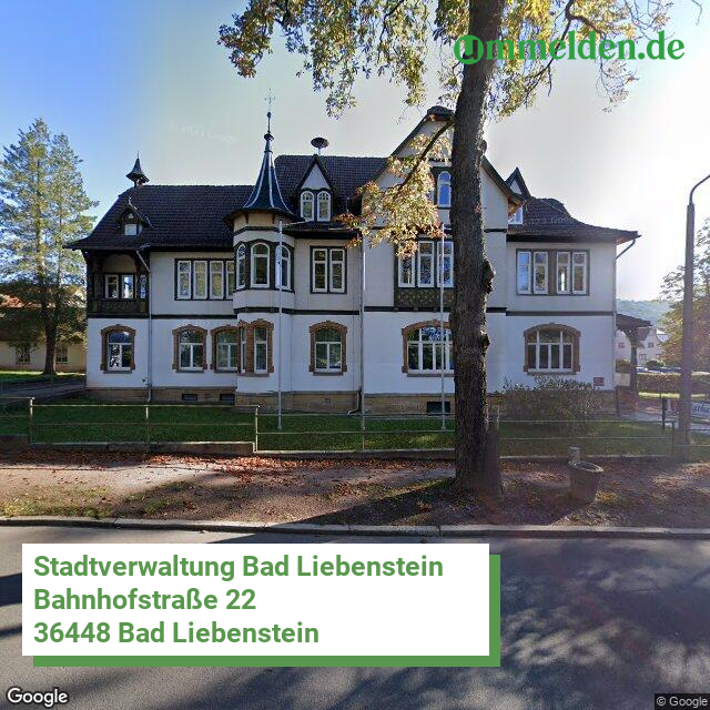 160630099099 streetview amt Bad Liebenstein Stadt