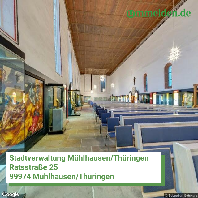 160640046046 streetview amt Muehlhausen Thueringen Stadt