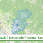 160660074074 Brotterode Trusetal Stadt