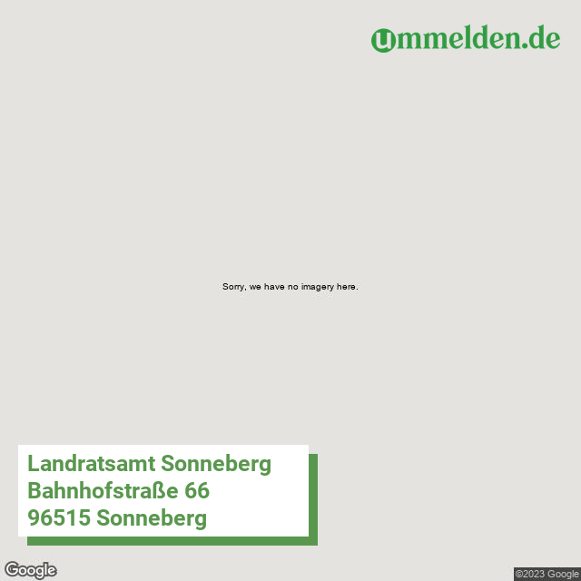 16072 streetview amt Sonneberg