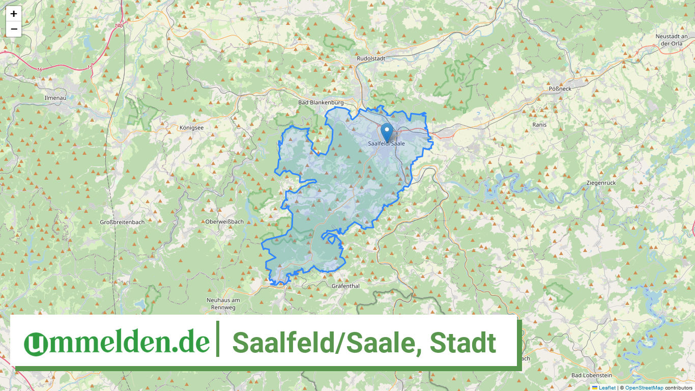 Saalfeld/Saale, Stadt - 07318 1 160730077077 Saalfeld Saale Stadt