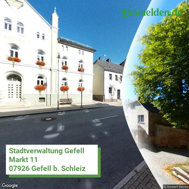 160750131131 streetview amt Gefell Stadt