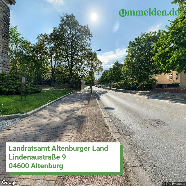 16077 streetview amt Altenburger Land