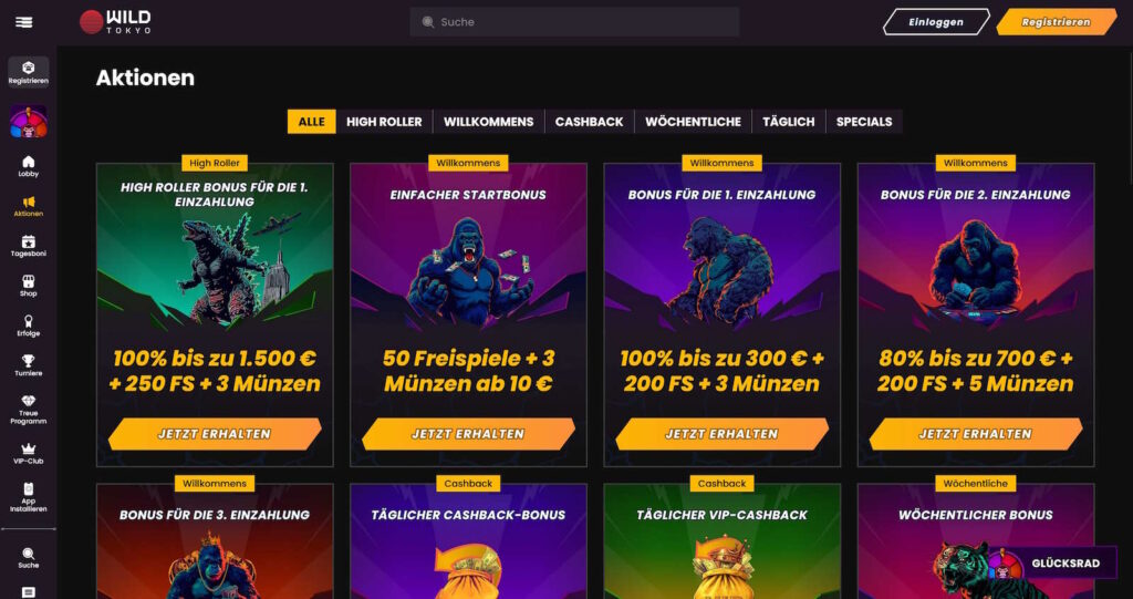 WildTokyo Bonus