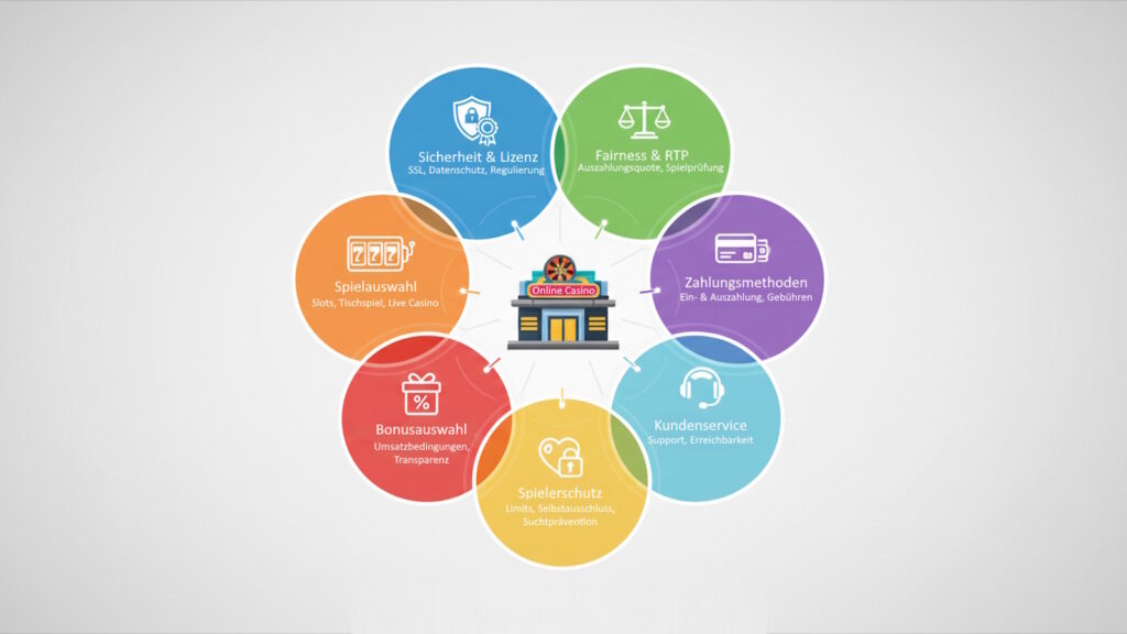 Wichtige Kriterien für die Auswahl von Online Casinos