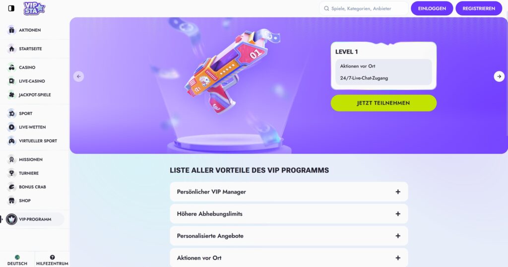 Vipsta VIP Programm